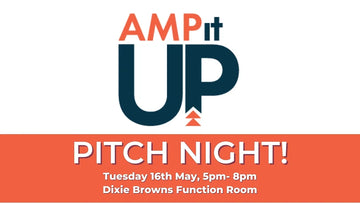 Come and Support Us at Amp It Up - Pitch Night