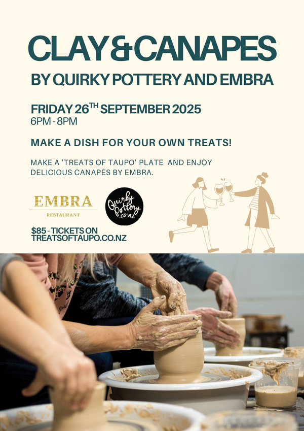Clay & Canapés by Quirky Pottery and Embra