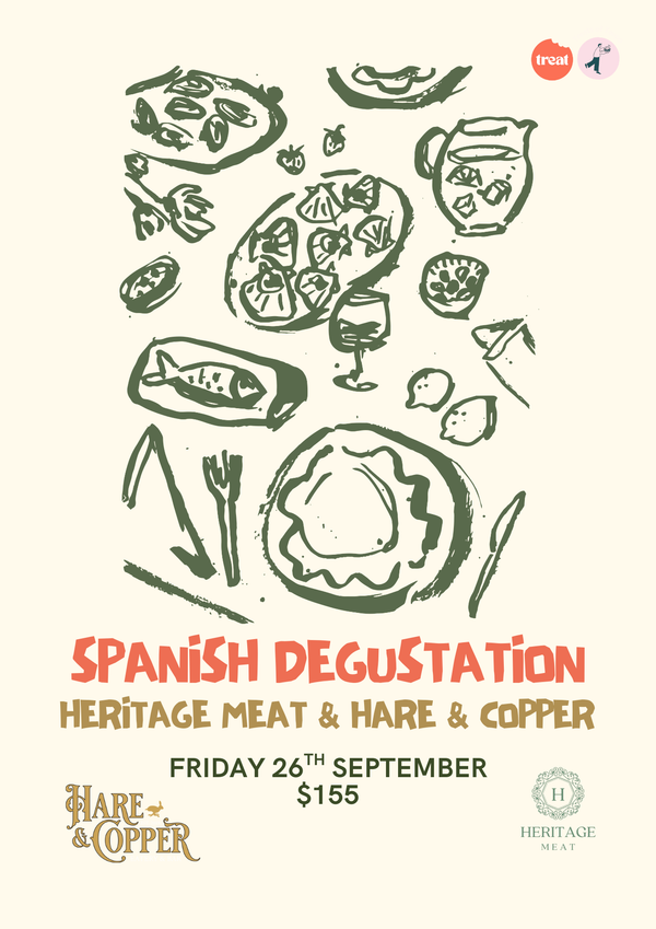 Spanish Degustation - Hare & Copper with Heritage Meats