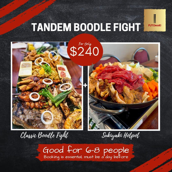 Filipino Boodle Fight available at Futomaki Port!