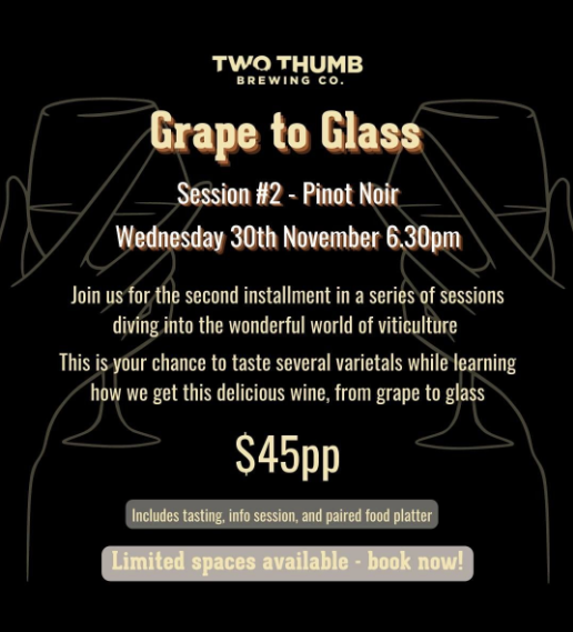 Grape to Glass at Two Thumb